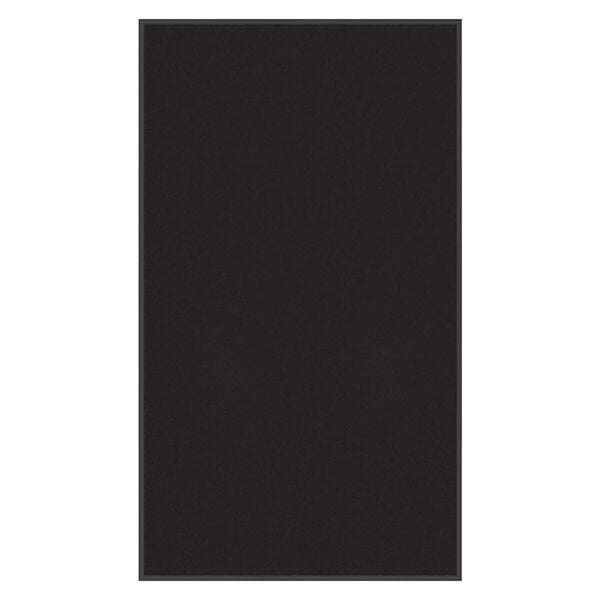 vidaXL Dyramotta Svart 115x200 cm