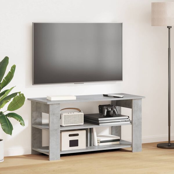 vidaXL Sj&oacute;nvarpsstandur Steingri&eth; 100 x 40 x 50 cm