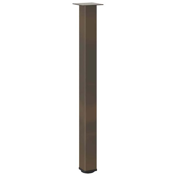 vidaXL barbor&eth;sf&aelig;tur 4 stk. n&aacute;tt&uacute;rulegt st&aacute;l 90-92 cm st&aacute;l