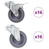 vidaXL Sn&uacute;ningshj&oacute;l me&eth; Boltagati 32 stk. 75 mm