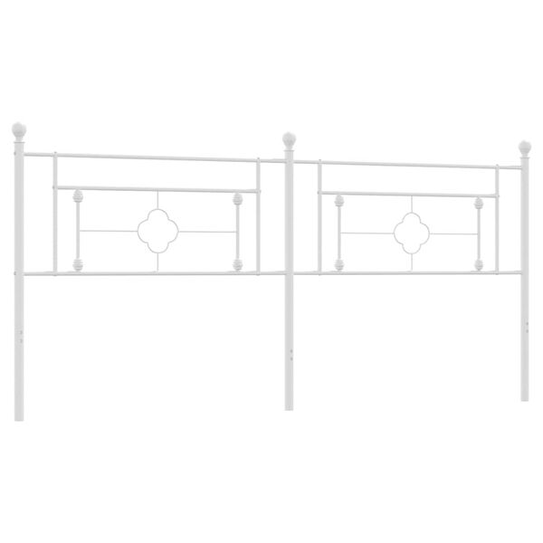 vidaXL Skiptanlegt R&uacute;mgafl &uacute;r M&aacute;lmi Hv&iacute;tur 200 cm