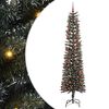vidaXL Gervi j&oacute;latr&eacute; me&eth; 300 LED Gr&aelig;nn 210 cm PVC, plast og st&aacute;l