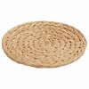 vidaXL Hringlaga vafinn undirfatna&eth;ur 10 pcs N&aacute;tt&uacute;rulegur &Oslash; 30 cm
