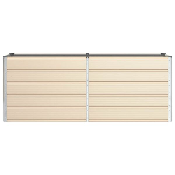 vidaXL Pl&ouml;ntuker F&iacute;fa 480 x 50 x 45 cm Galvaniserad st&aacute;l