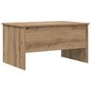 vidaXL S&oacute;fabor&eth; Artisan Eik 102 x 50,5 x 46,5 cm Samsettur vi&eth;ur
