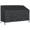 vidaXL Gar&eth;bekkjak&aacute;pa Svartur 165 x 70 x 65 / 94 cm 210D Oxford efni