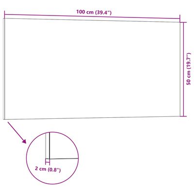 vidaXL 3D Veggþil 10 stk. Brúnt 100x50 cm EPS