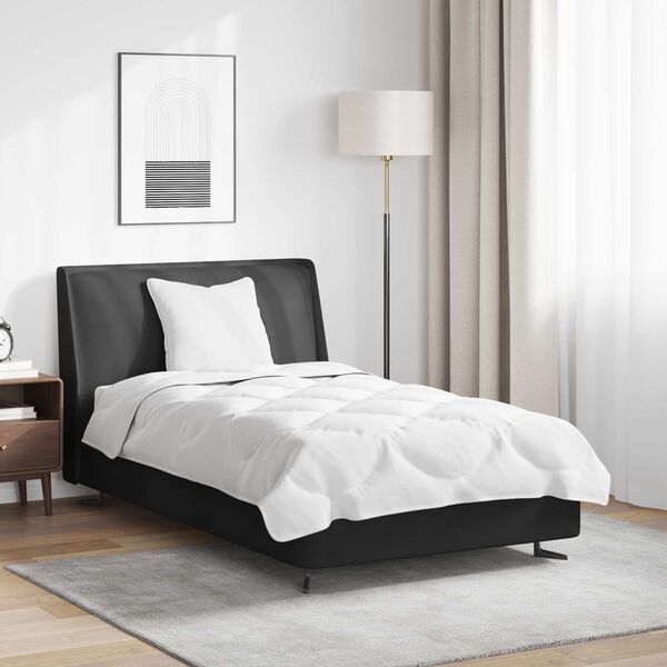 vidaXL R&uacute;mfatasett me&eth; kodda 2 pcs Hv&iacute;tt Microfleece