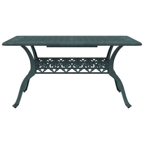 vidaXL 5 Hluta Gar&eth;bor&eth;stofusett Gr&aelig;nt Steypt &Aacute;l