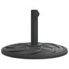 vidaXL Grunnur fyrir S&oacute;lhl&iacute;f me&eth; &Oslash;38/48 mm Stangir 12 kg Hringlaga