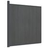 vidaXL Gir&eth;ingar&thorn;il WPC Gr&aacute;tt 173x186 cm