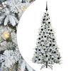 vidaXL Gervi hengdu j&oacute;latr&eacute; me&eth; 300 LED Hv&iacute;tt 180 cm PE og PVC