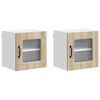 vidaXL Eldh&uacute;s sk&aacute;pur Kalmar 2 pcs Sonoma Eik 40 x 31 x 40 cm