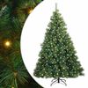 vidaXL Gervi j&oacute;latr&eacute; me&eth; 300 LED me&eth; standi Gr&aelig;nn 210 cm PE og PVC