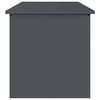 vidaXL Utandyra geymslukassi Antras&iacute;t 80 x 50,5 x 50 cm St&aacute;l