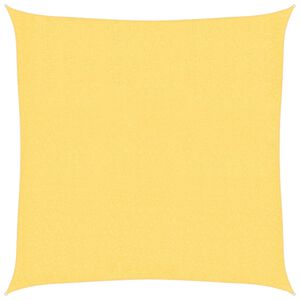 vidaXL S&oacute;lskyggni Segl HDPE Ferhyrnt 3,6 x 3,6 m Lj&oacute;sbr&uacute;nt