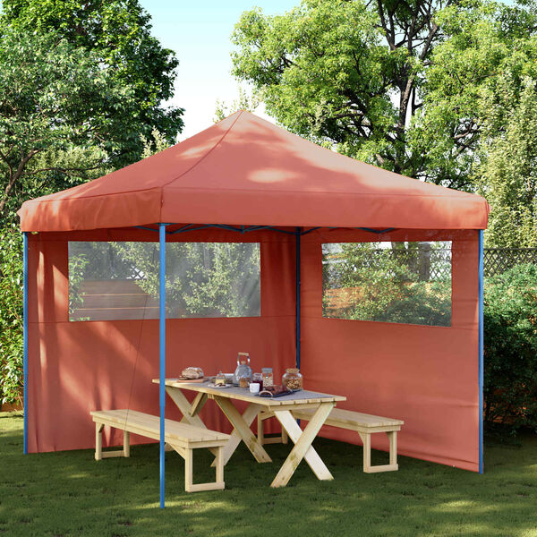 vidaXL Veislutjald terracotta 292 x 292 x 315 cm Oxford efni