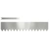 vidaXL Gar&eth;ja&eth;ar 50 pcs Silfur 100 x 0.05 x 20 cm Galvaniserad st&aacute;l