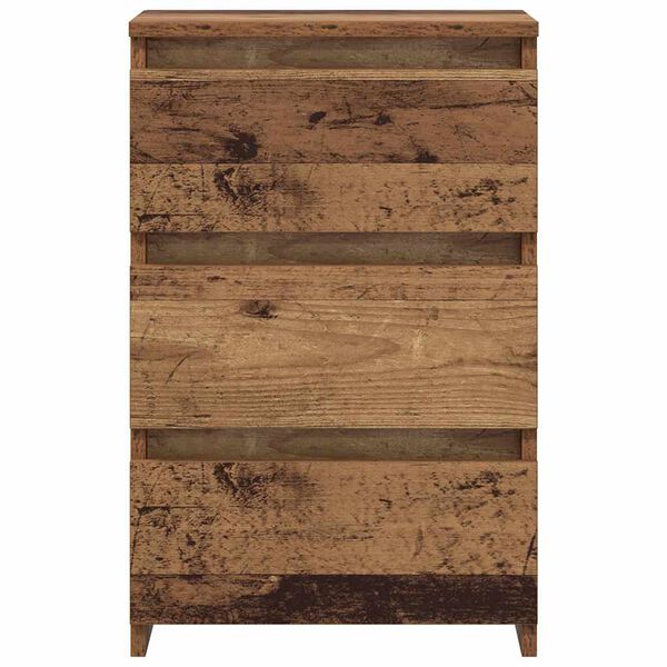 vidaXL n&aacute;ttbor&eth;ssk&aacute;par 2 stk Old Wood 40x35x62,5 cm Engineered Wood