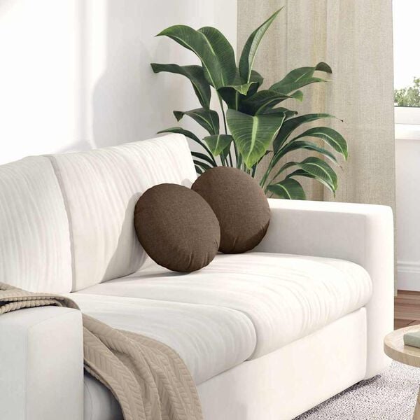 vidaXL Setjp&uacute;&eth;ar 2 pcs Br&uacute;nn &Oslash;30 x 13 cm d&uacute;kur