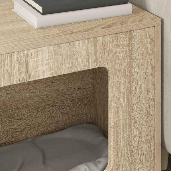 vidaXL Katta h&uacute;s Sonoma 51 x 30 x 42,5 cm Samsettur vi&eth;ur