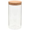 vidaXL Glergeymslukrukkur með Korkloki 6 stk. 1100 ml