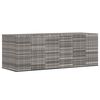 vidaXL Gar&eth;p&uacute;&eth;akassi PE Rattan 291x100,5x104 cm Gr&aacute;r