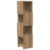 vidaXL Hornsk&aacute;pur Artisan Eik 25,5x25x102cm Samsettur vi&eth;ur