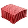vidaXL J&oacute;latr&eacute;skaut Rau&eth;ur &Oslash; 65 x 24 cm Plast