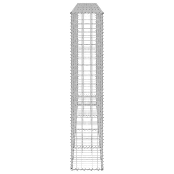 vidaXL Grj&oacute;thle&eth;sluveggur me&eth; Lokum S&iacute;nkh&uacute;&eth;a&eth; st&aacute;l 300x30x150cm