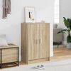 vidaXL Sk&oacute;sk&aacute;pur Sonoma Eikarlitur 60x35x92 cm Samsettur Vi&eth;ur