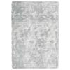 vidaXL R&yacute;jamotta me&eth; H&aacute;u Flosi NAVARRA Silfurgr&aacute;r 120x170 cm Polyester