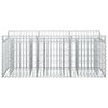 vidaXL Gabion h&aelig;kka&eth; r&uacute;m Silfur 150 x 50 x 60 cm Galvaniserad st&aacute;l