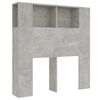 vidaXL H&ouml;fu&eth;gaflssk&aacute;pur Steinsteyptur Gr&aacute;r 100x18,5x102,5 cm