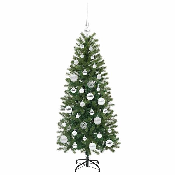 vidaXL Gervi j&oacute;latr&eacute; me&eth; 150 LED me&eth; standi Gr&aelig;nn 120 cm PE og PVC