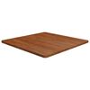 vidaXL Ferhyrnd Bor&eth;plata Lj&oacute;sbr&uacute;n 70x70x2,5cm Me&eth;h&ouml;ndlu&eth; Gegnheil Eik