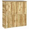 vidaXL Gar&eth;verkf&aelig;rask&uacute;r 163x50x171cm &uacute;r gegndreyptri furu