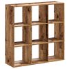 vidaXL B&oacute;kask&aacute;pur Gamall Vi&eth;arlitu 102x32x102 cm Samsettur Vi&eth;ur