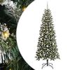 vidaXL Gervi j&oacute;latr&eacute; me&eth; 300 LED Gr&aelig;nn 180 cm PVC, plast og st&aacute;l