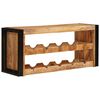 vidaXL V&iacute;nrakki Br&uacute;nn 100 x 45 x 33 cm F&ouml;st gr&oacute;fur mang&oacute;vi&eth;ur