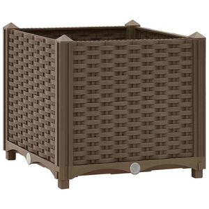 vidaXL Upph&aelig;kka&eth; Bl&oacute;maker 40x40x38 cm P&oacute;l&yacute;pr&oacute;p&yacute;len