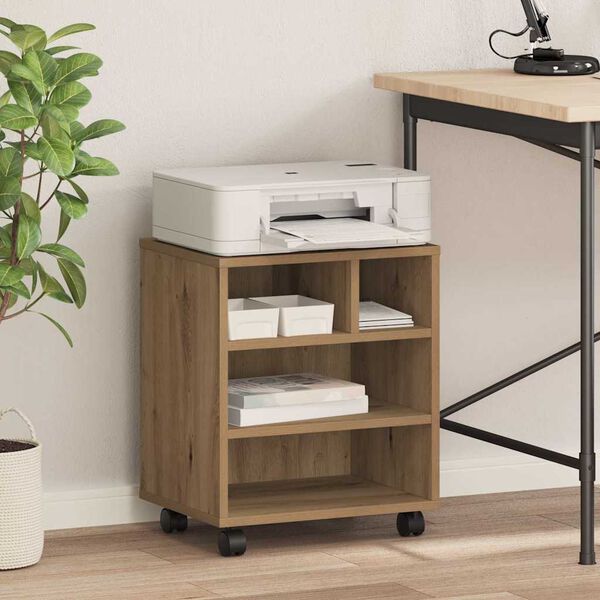 vidaXL Prentara standur handverkseik 41 x 32 x 48 cm Samsettur viður