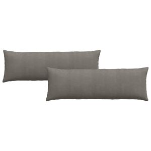vidaXL S&oacute;fap&uacute;&eth;ar 2 pcs Lj&oacute;sgr&aacute;r 120 x 40 cm Korduroy efni