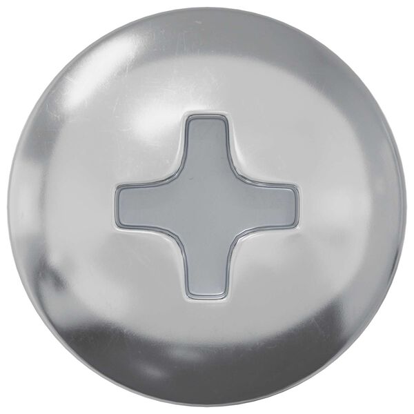 vidaXL Tr&eacute;stunga 12 pcs Silfur 9,8 x 53 mm St&aacute;l