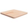 vidaXL Ferhyrnd Bor&eth;plata 40x40x2,5 cm &Oacute;me&eth;h&ouml;ndlu&eth; Gegnheil Eik