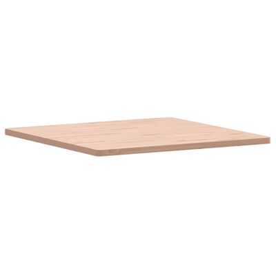 vidaXL Borðplata 80x80x2,5 cm Ferningur Gegnheilt Beyki