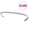 vidaXL Grj&oacute;tkassakr&oacute;kar 100 stk S&iacute;nkh&uacute;&eth;a&eth; st&aacute;l 10 cm