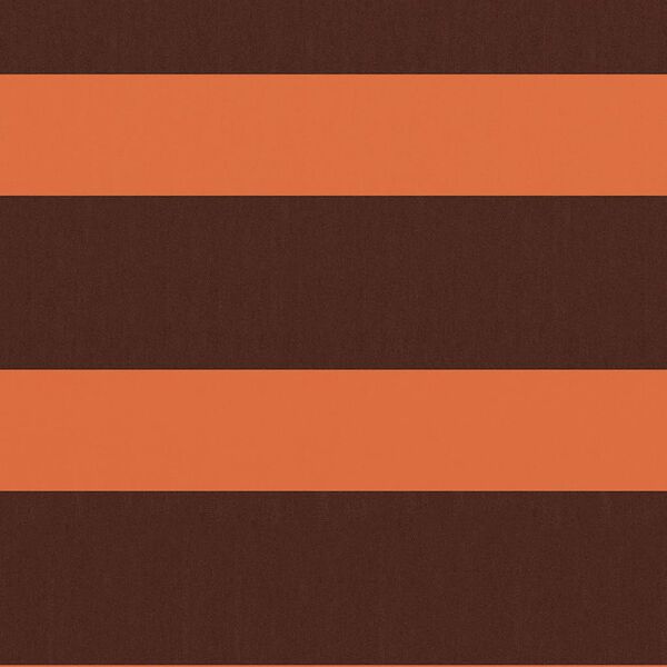 vidaXL Svalaskilrúm Appelsínugult og Brúnt 75x400 cm Oxforddúkur