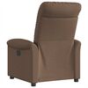 vidaXL Electric Recliner st&oacute;ll Br&uacute;nt efni