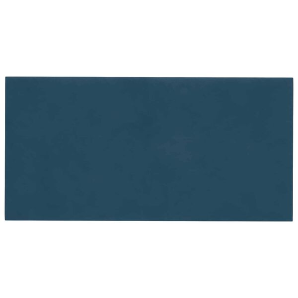 vidaXL Veggh&ouml;fu&eth;p&uacute;&eth;i 12 pcs Bl&aacute;r 30 x 15 cm Flauel